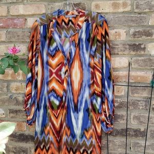 Colorful dress by Ny Collection